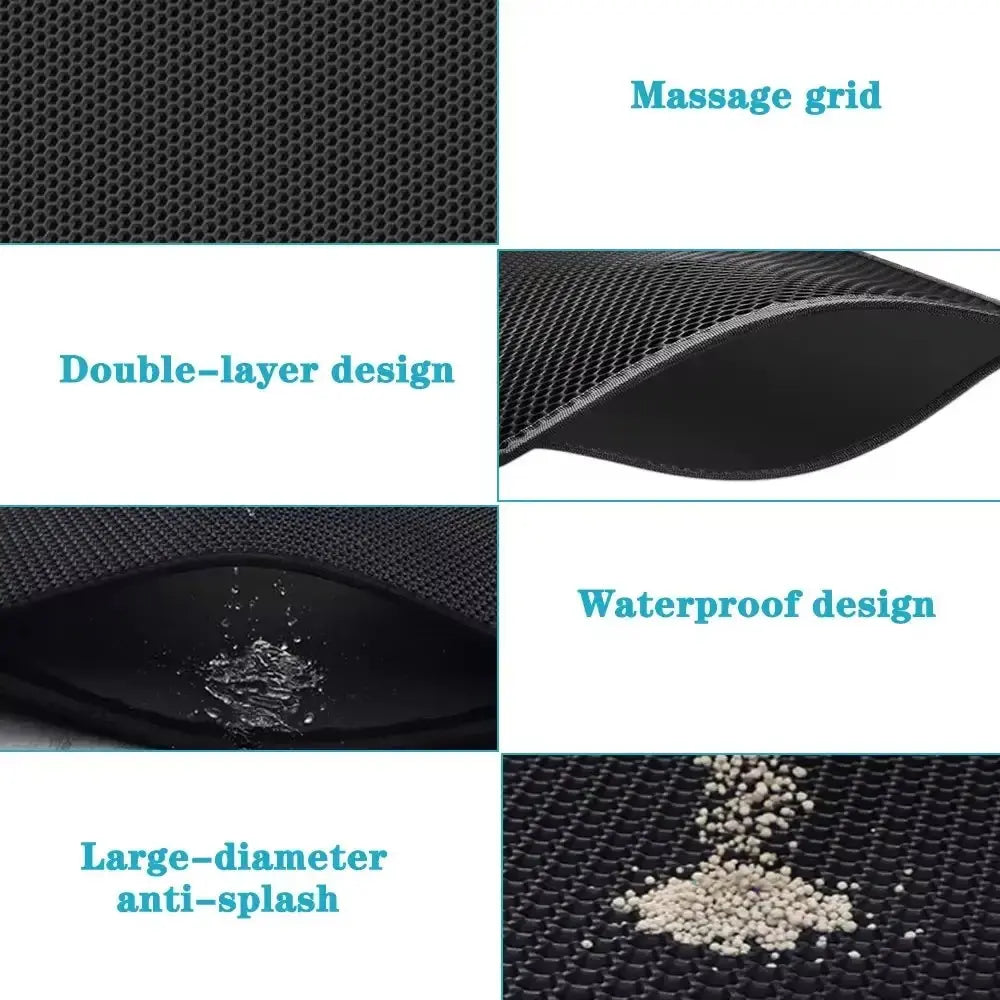 Honey, I Shrunk the Litter! The Extra Large Cat Mat That Catches More Cat Crime Than a Super Sleuth!