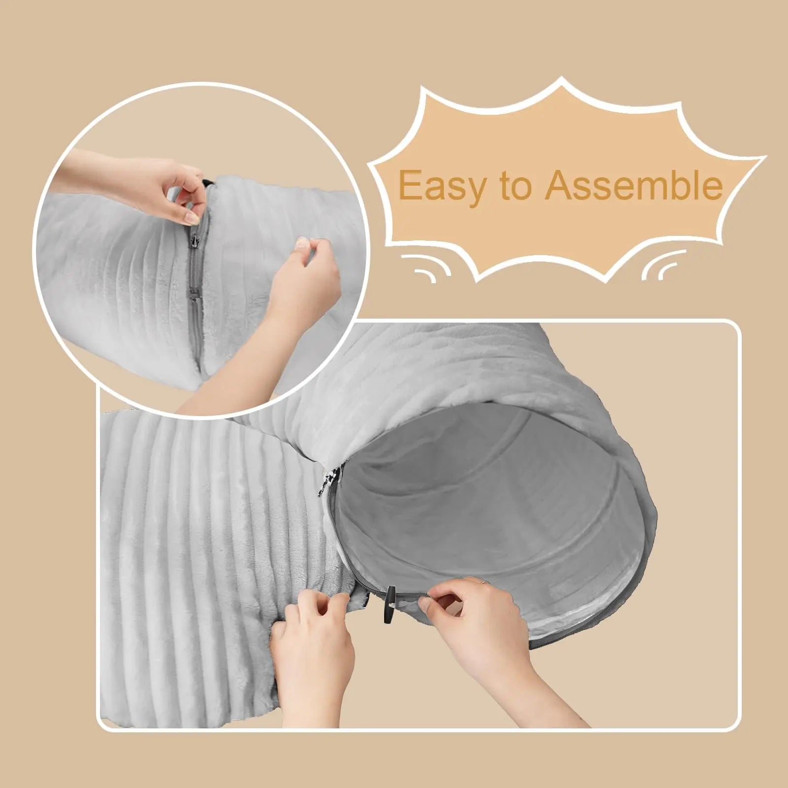 The Feline Funhouse: Purr-fect Peekaboo Padded Playground for Cats Who Think They're Ninjas, Fluffy Cloud Edition, Now With Extra Snuggle-ocity!