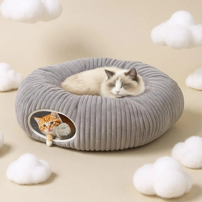 The Feline Funhouse: Purr-fect Peekaboo Padded Playground for Cats Who Think They're Ninjas, Fluffy Cloud Edition, Now With Extra Snuggle-ocity!