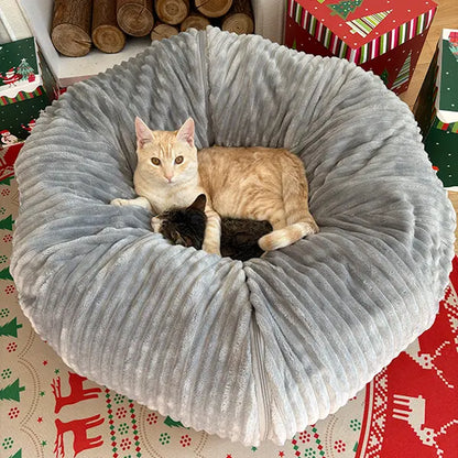 The Feline Funhouse: Purr-fect Peekaboo Padded Playground for Cats Who Think They're Ninjas, Fluffy Cloud Edition, Now With Extra Snuggle-ocity!