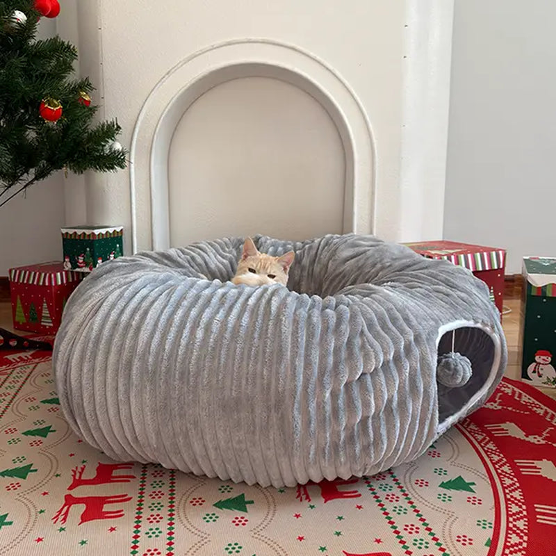 The Feline Funhouse: Purr-fect Peekaboo Padded Playground for Cats Who Think They're Ninjas, Fluffy Cloud Edition, Now With Extra Snuggle-ocity!
